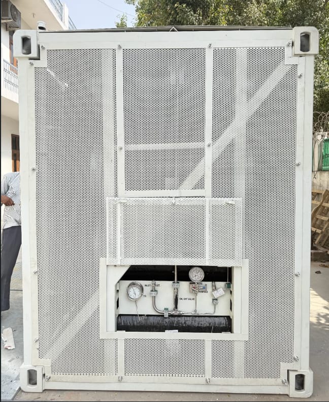Cascade end panel and isolation valves