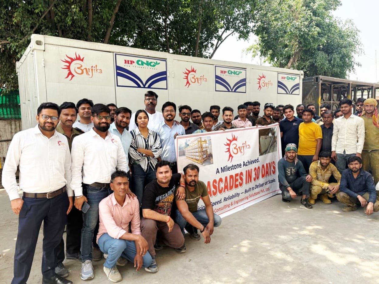 The Urjika team at the 50-cascades-in-30-days milestone
