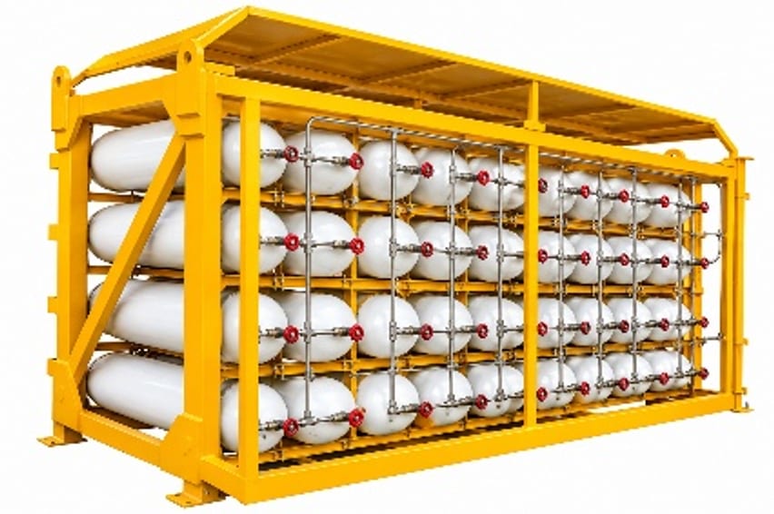 Type 1 CNG/CBG Cascade — 3000 WL · 75 WL × 40 cyl · Single bank · Dawsons-Tech