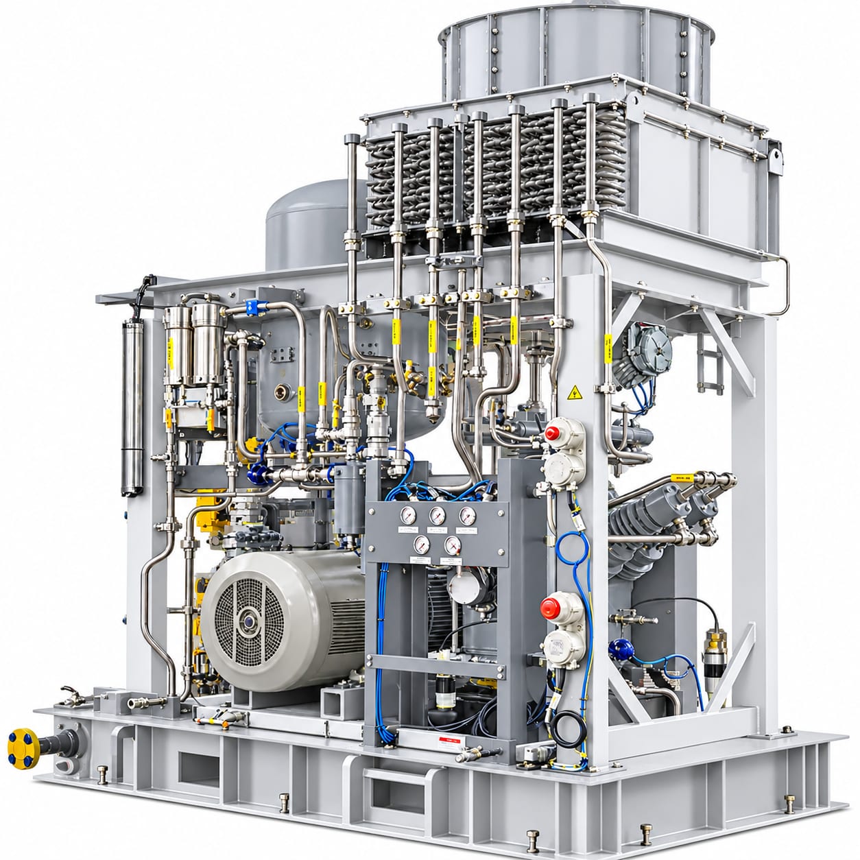 CBG Compressor — 300 Nm³/hr · 0.2–0.3 → 250 barg