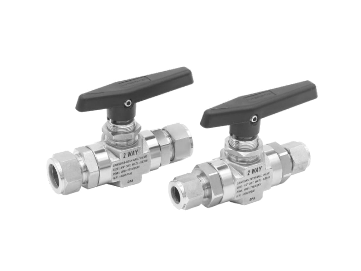 Instrumentation Valves — 2-Way Ball Valve · 1/4″ OD
