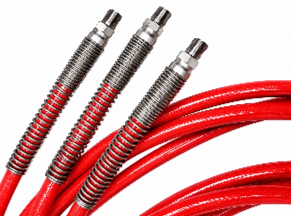 High-Pressure Hoses & SS Tubes — High-Pressure Hose · 3/8″ ID · 1 m long