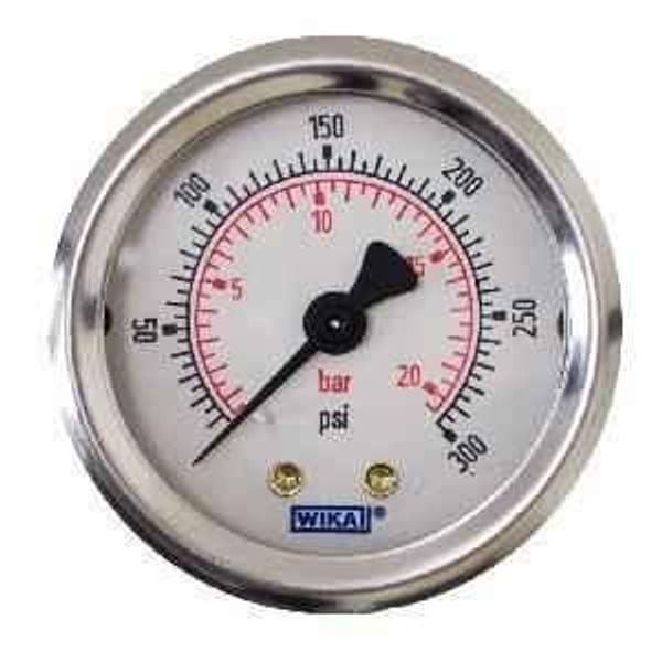 Gauges & Flowmeters — Pressure Gauge · 1/4″ NPT (M) · 0–400 kg/cm²